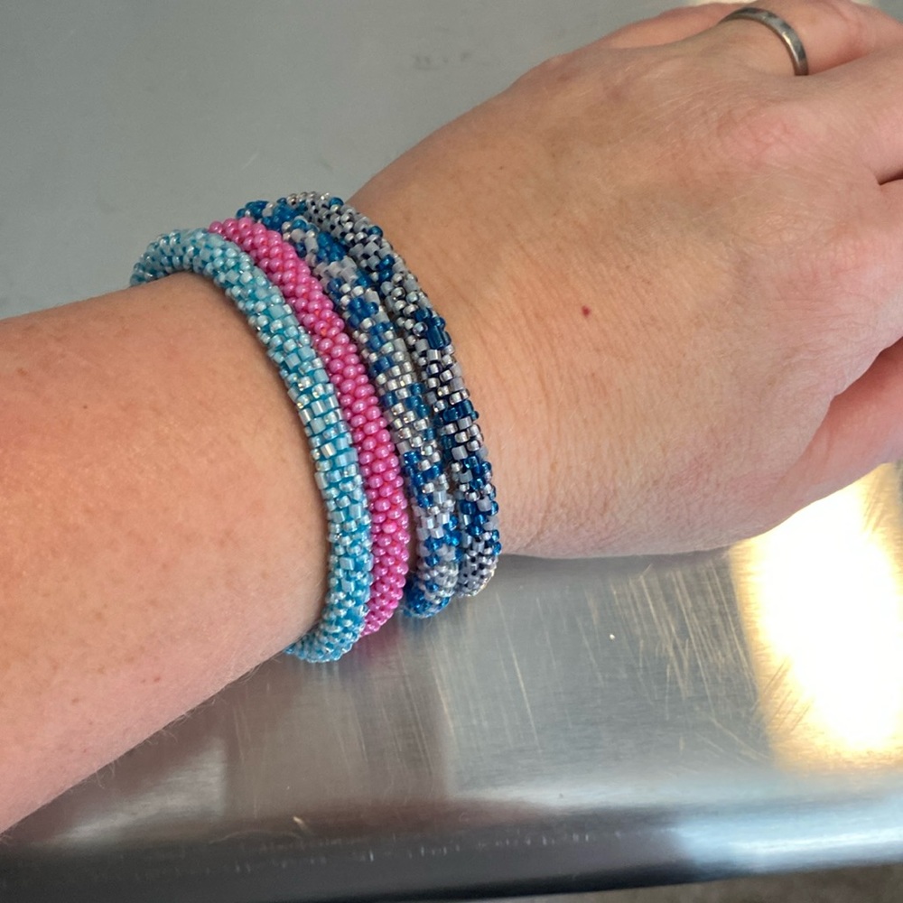 Roll on bracelet.